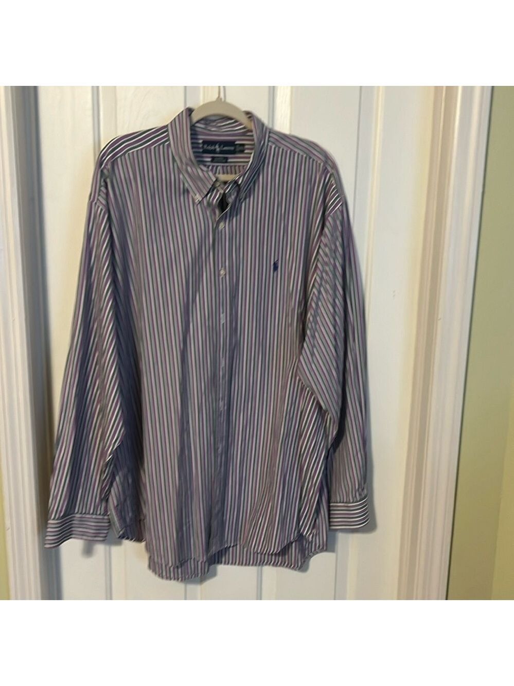 Ralph Lauren Blake button down shirt. Size XXL.Long sleeves.Preowned. Blue label